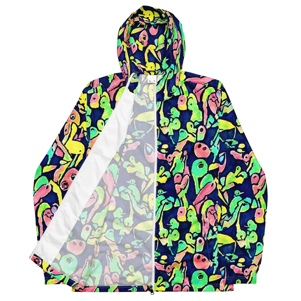 Abyssal Pop on Men's Windbreaker — Front