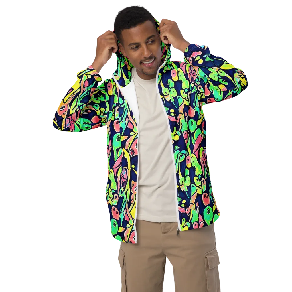 Abyssal Pop on Men's Windbreaker — Front