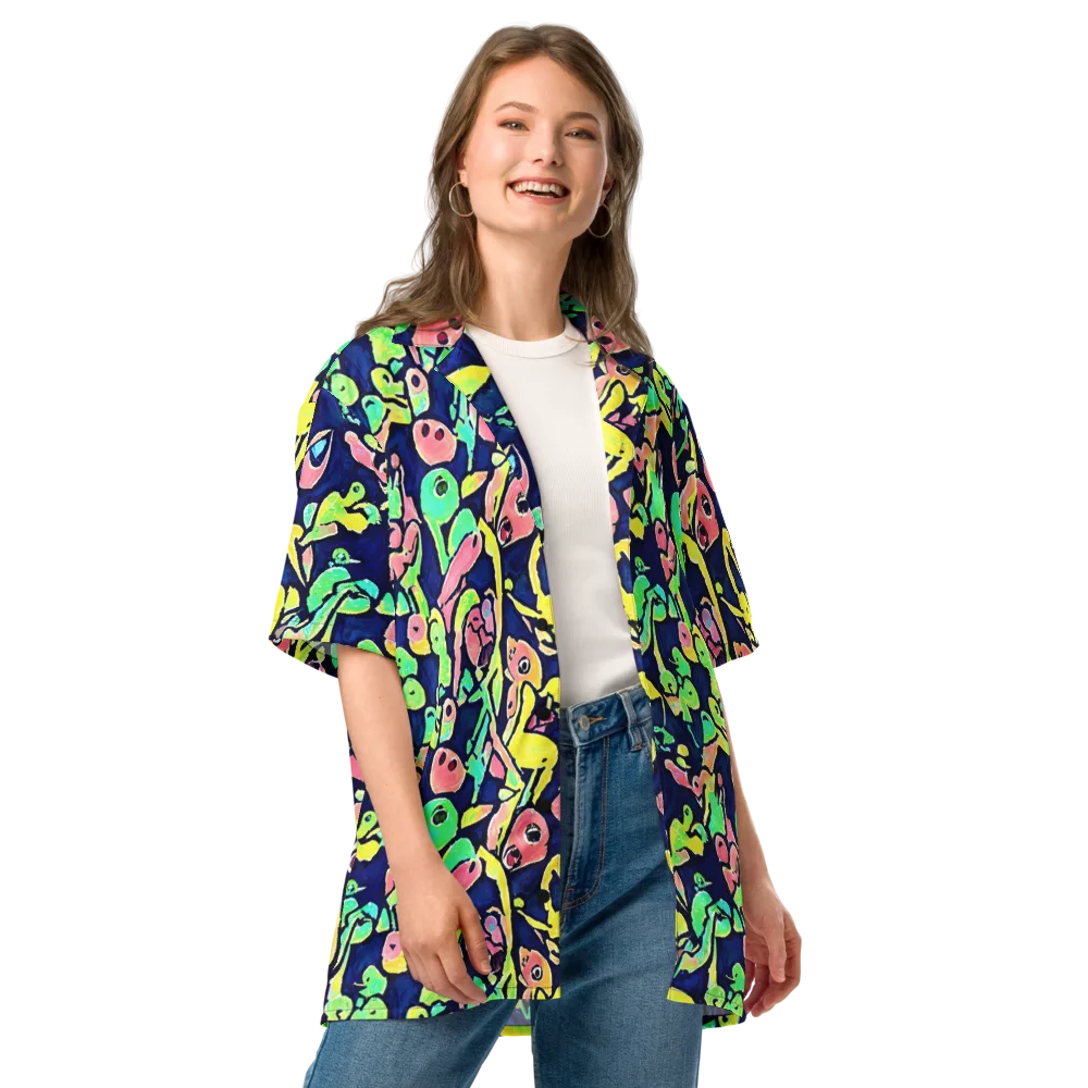 Abyssal Pop on Button Shirt — Front