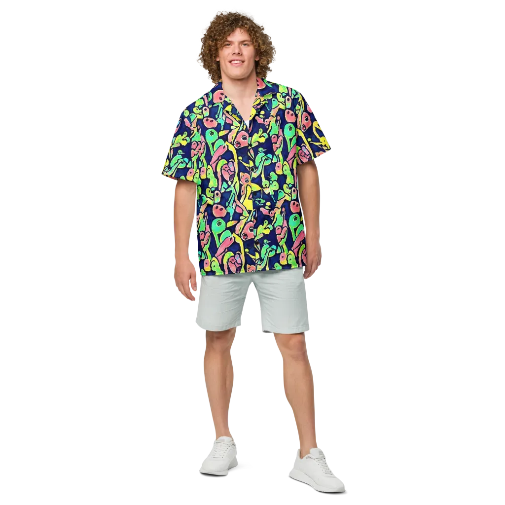 Abyssal Pop on Button Shirt — Front