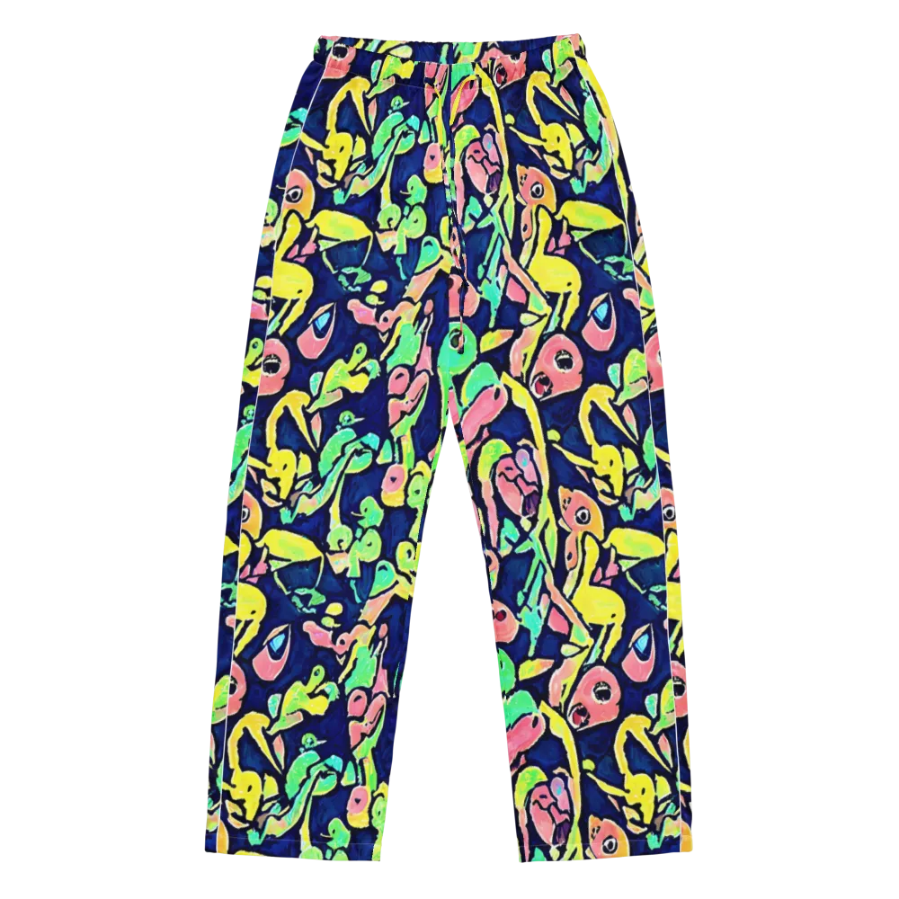 Abyssal Pop on Women's Pajama Pants — Front