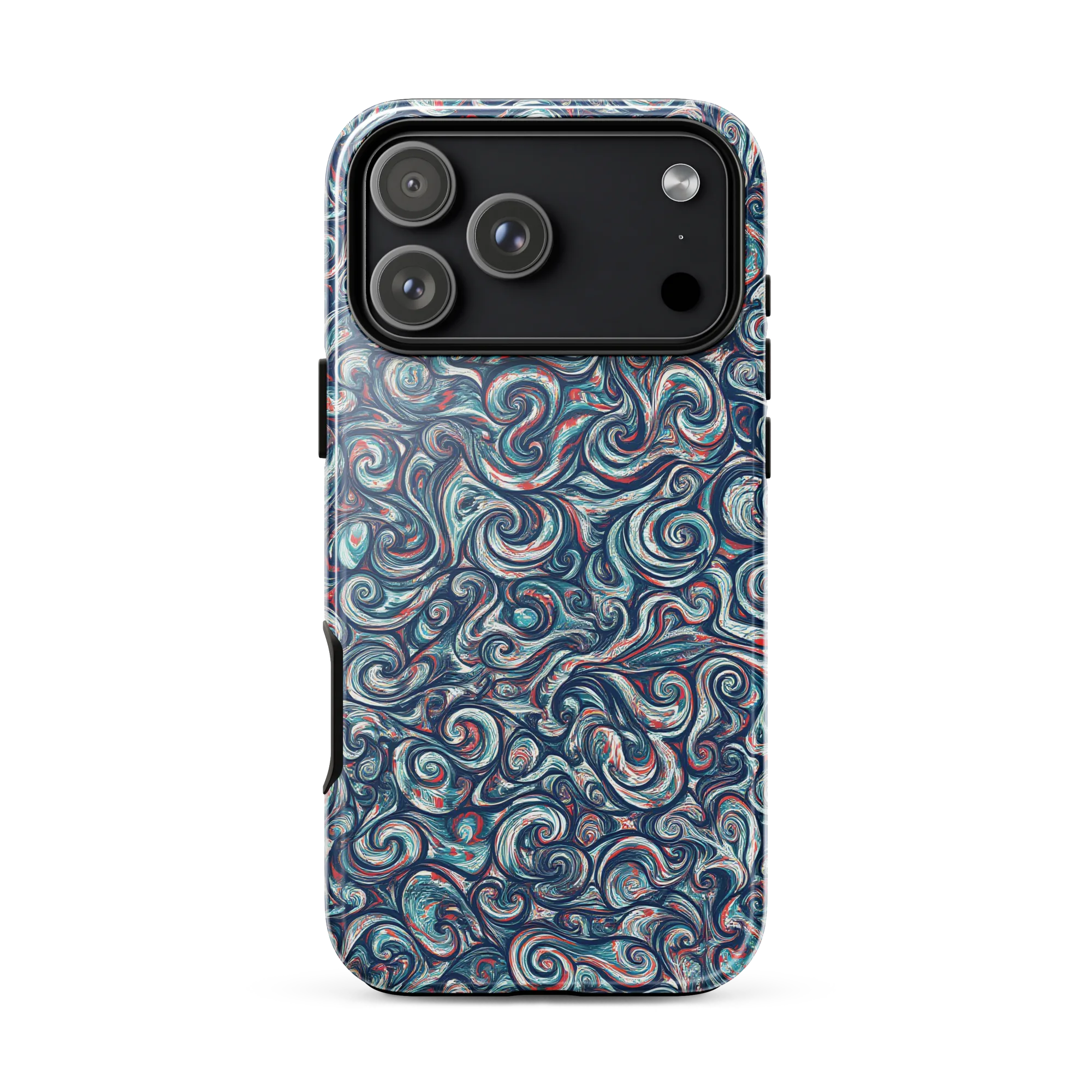 Indigo Vortex on Tough Case for iPhone® — Front
