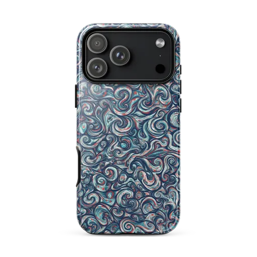 Indigo Vortex on a Tough Case for iPhone®