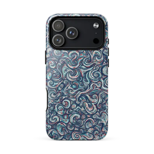 Indigo Vortex on a MagSafe Tough Case for iPhone®