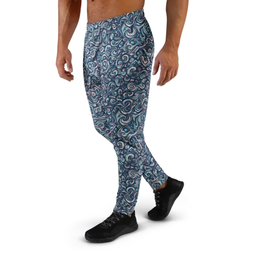 Indigo Vortex on a Men's Joggers