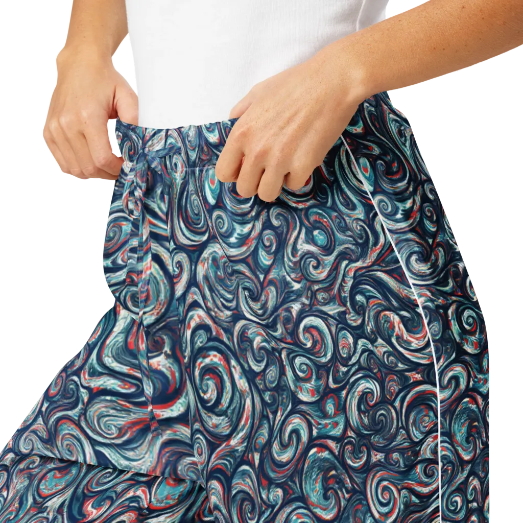 Indigo Vortex on Women's Pajama Pants — Product details