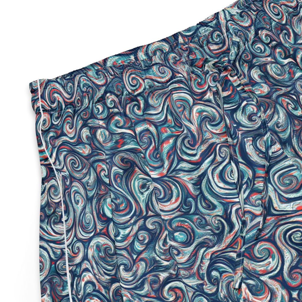 Indigo Vortex on Women's Pajama Shorts — Product details