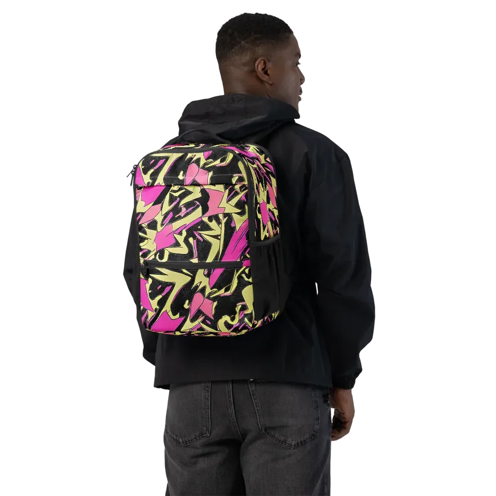 Acid Static on Utility Backpack — Back