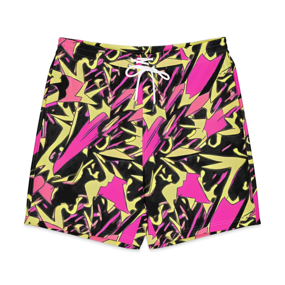 Acid Static on Men's Board Shorts — Front