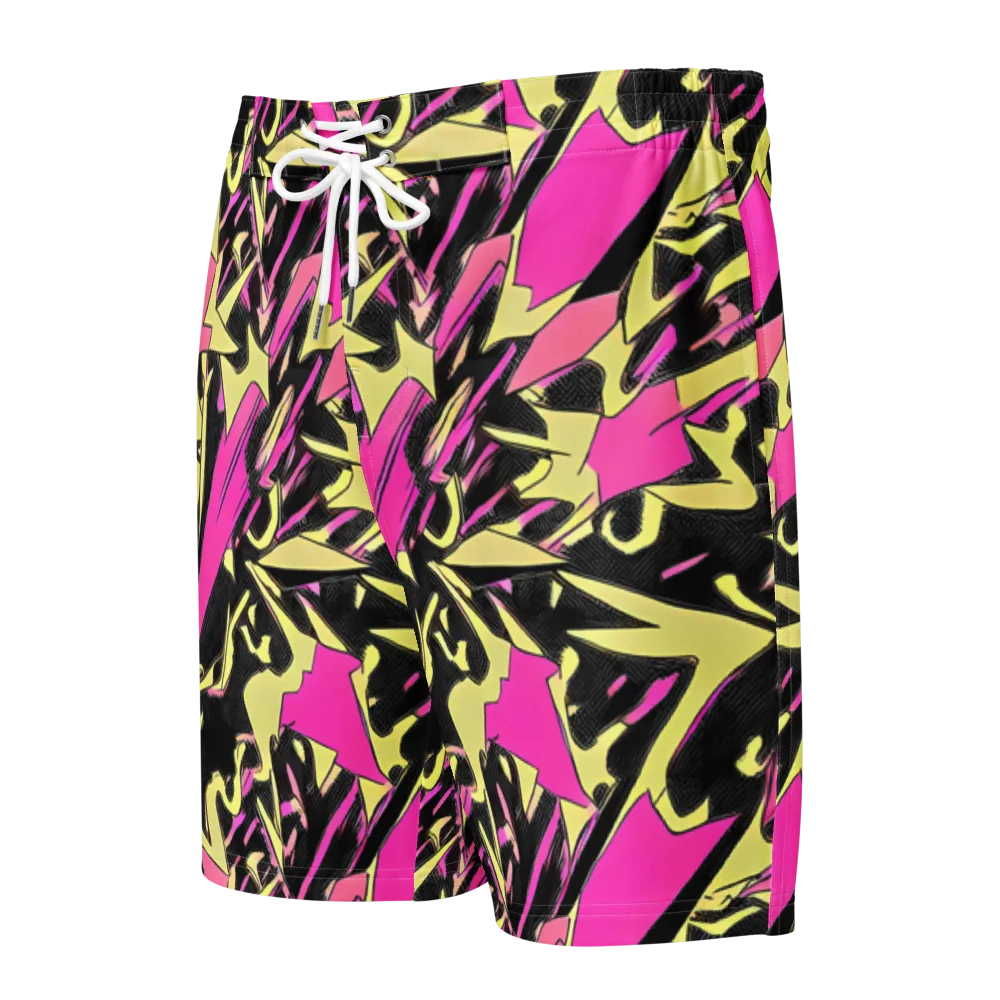 Acid Static on Men's Board Shorts — Front