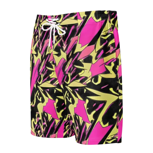 Acid Static on a Men's Board Shorts
