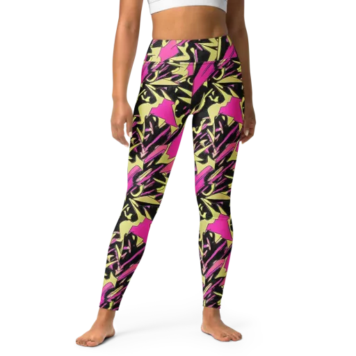 Acid Static on a Yoga Leggings