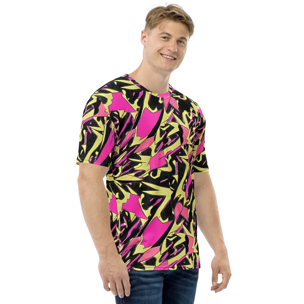 Acid Static on Men's Crew Neck T-Shirt — Right