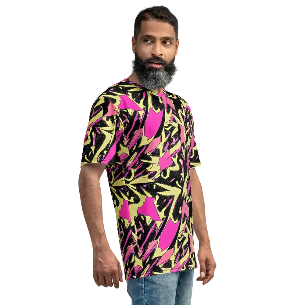 Acid Static on Men's Crew Neck T-Shirt — Right