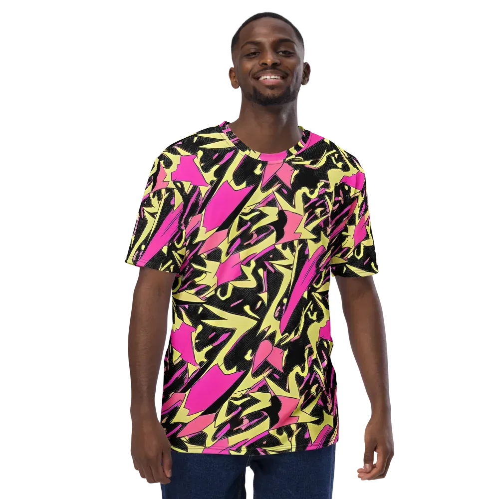 Acid Static on Men's Crew Neck T-Shirt — Front