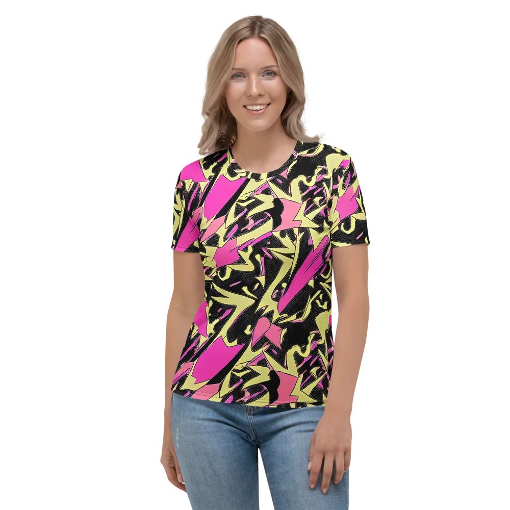 Acid Static on Women's Crew Neck T-Shirt — Front