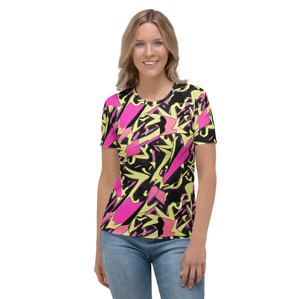 Acid Static on Women's Crew Neck T-Shirt — Front