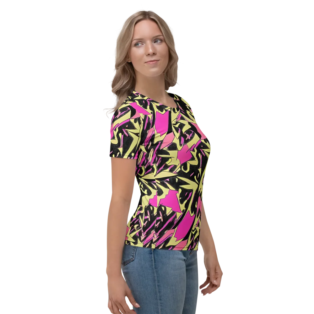 Acid Static on Women's Crew Neck T-Shirt — Right