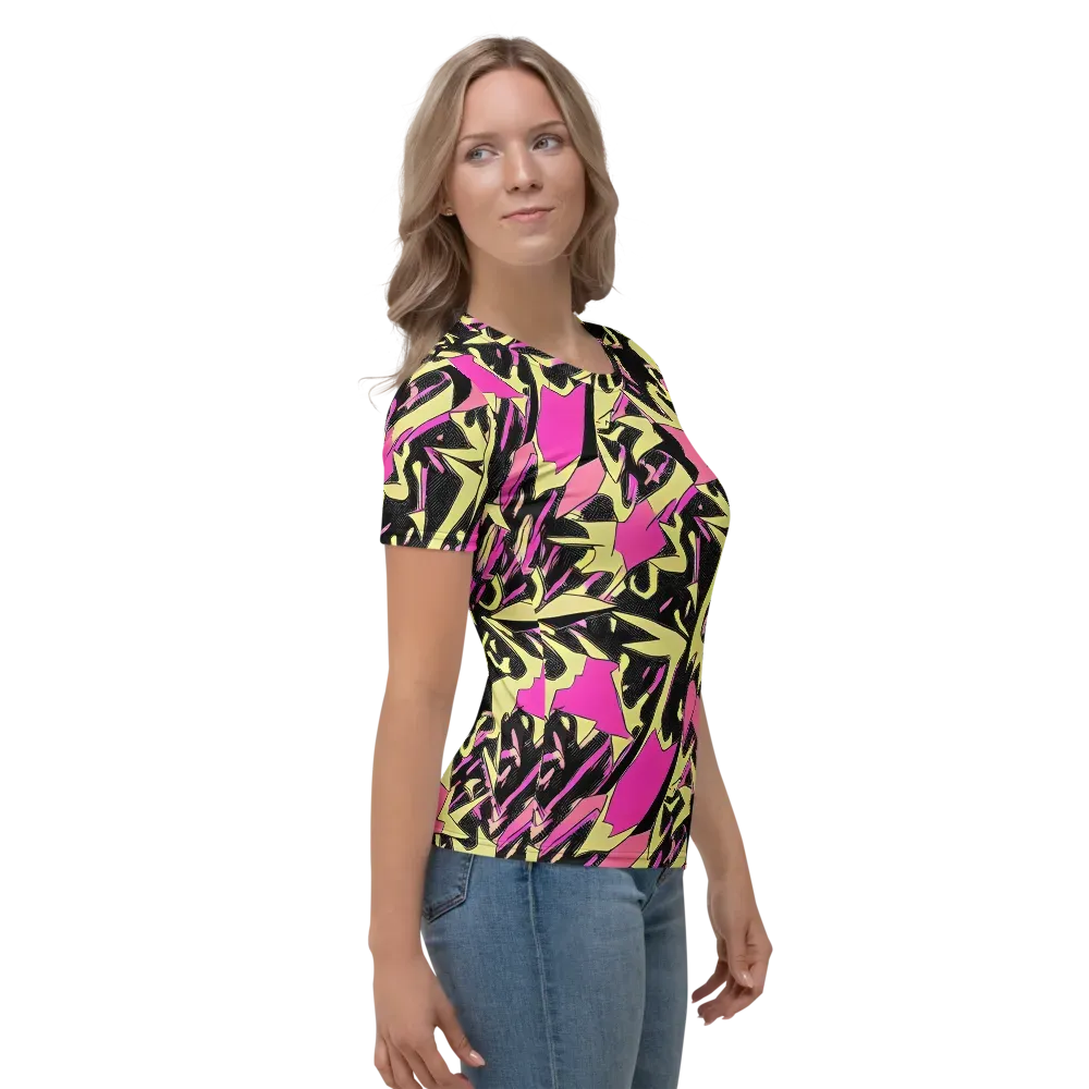 Acid Static on Women's Crew Neck T-Shirt — Right