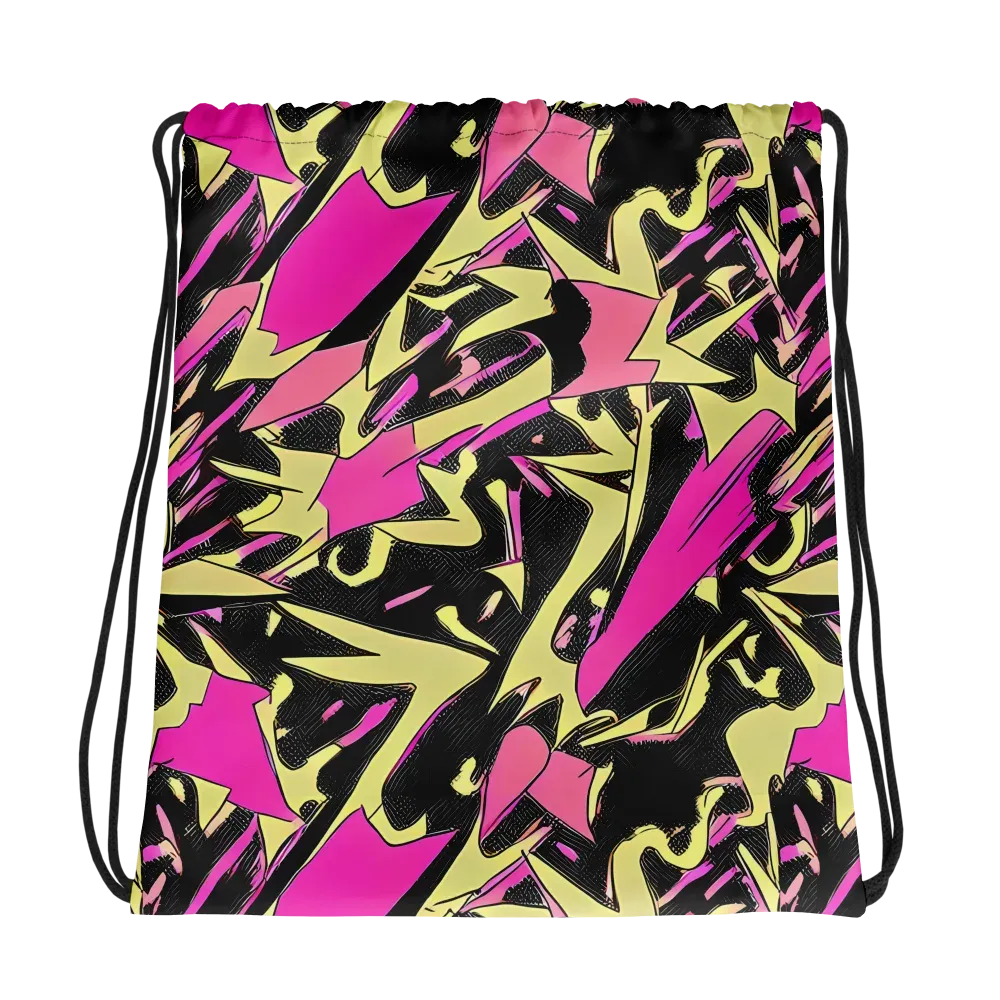 Acid Static on Drawstring Bag — Photo