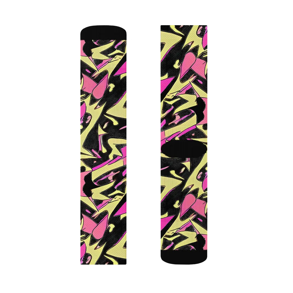 Acid Static on Socks — Right Sock