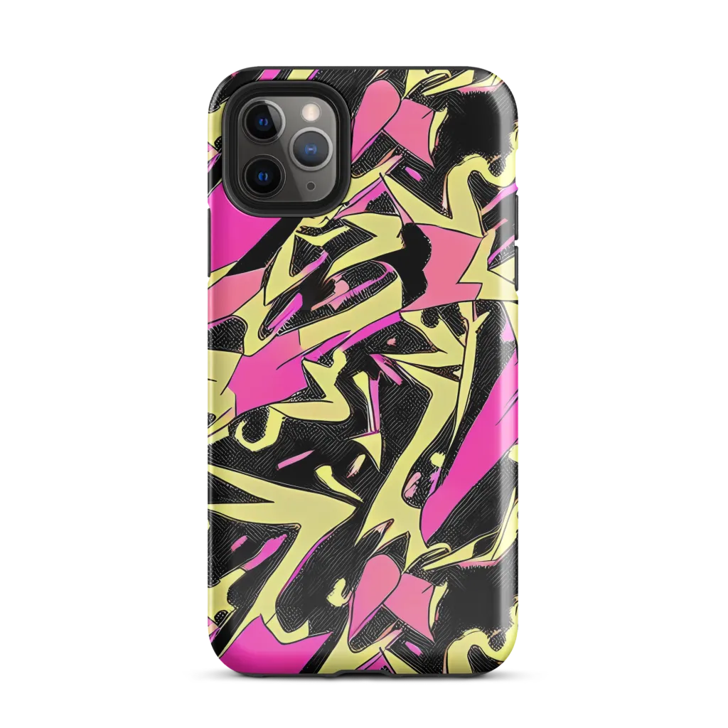 Acid Static on Tough Case for iPhone® — Front