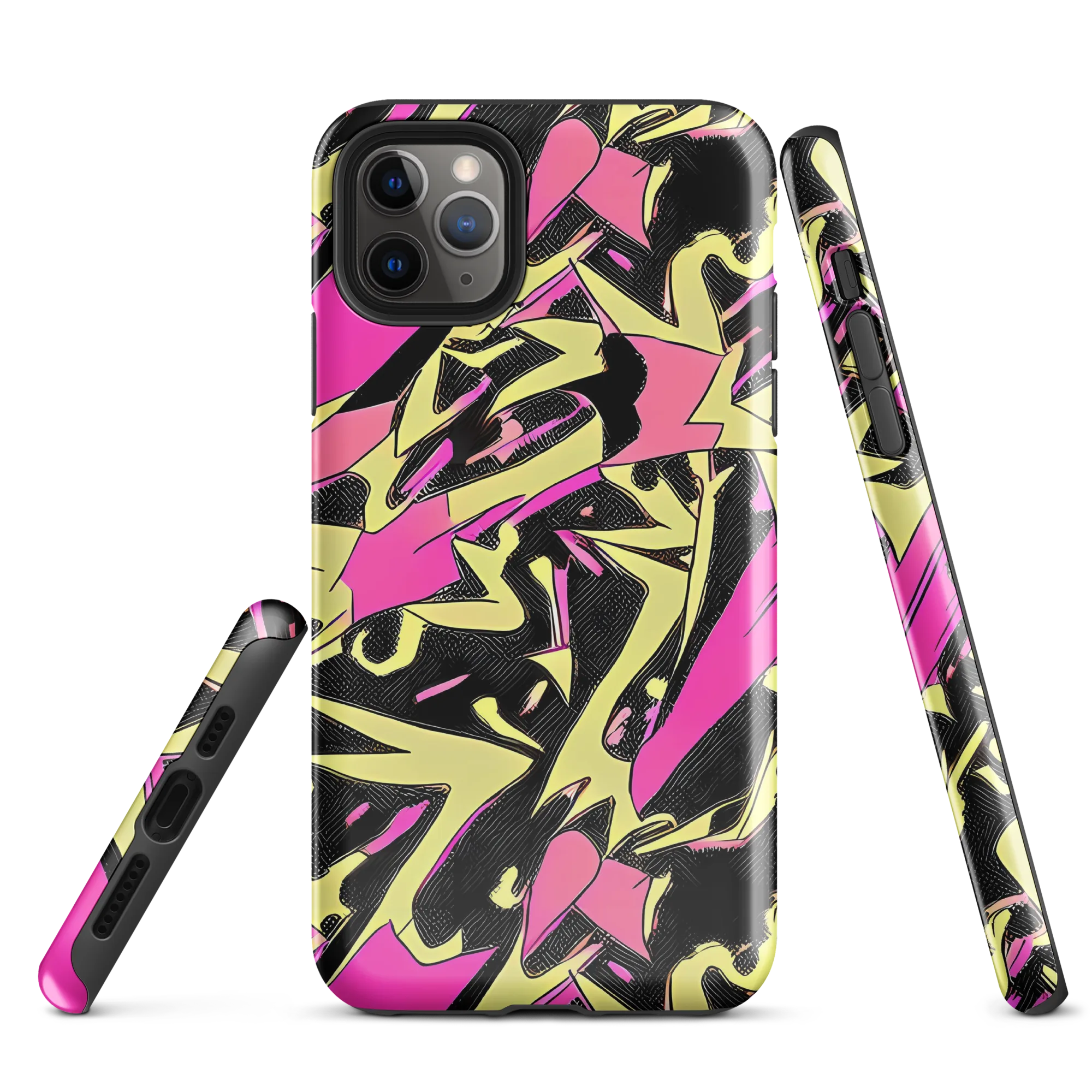 Acid Static on Tough Case for iPhone® — Front