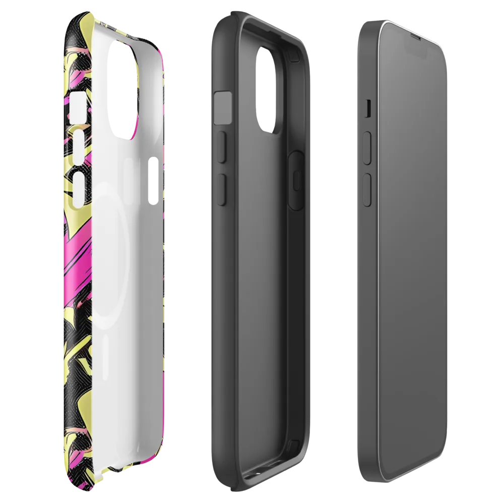 Acid Static on MagSafe Tough Case for iPhone® — Front