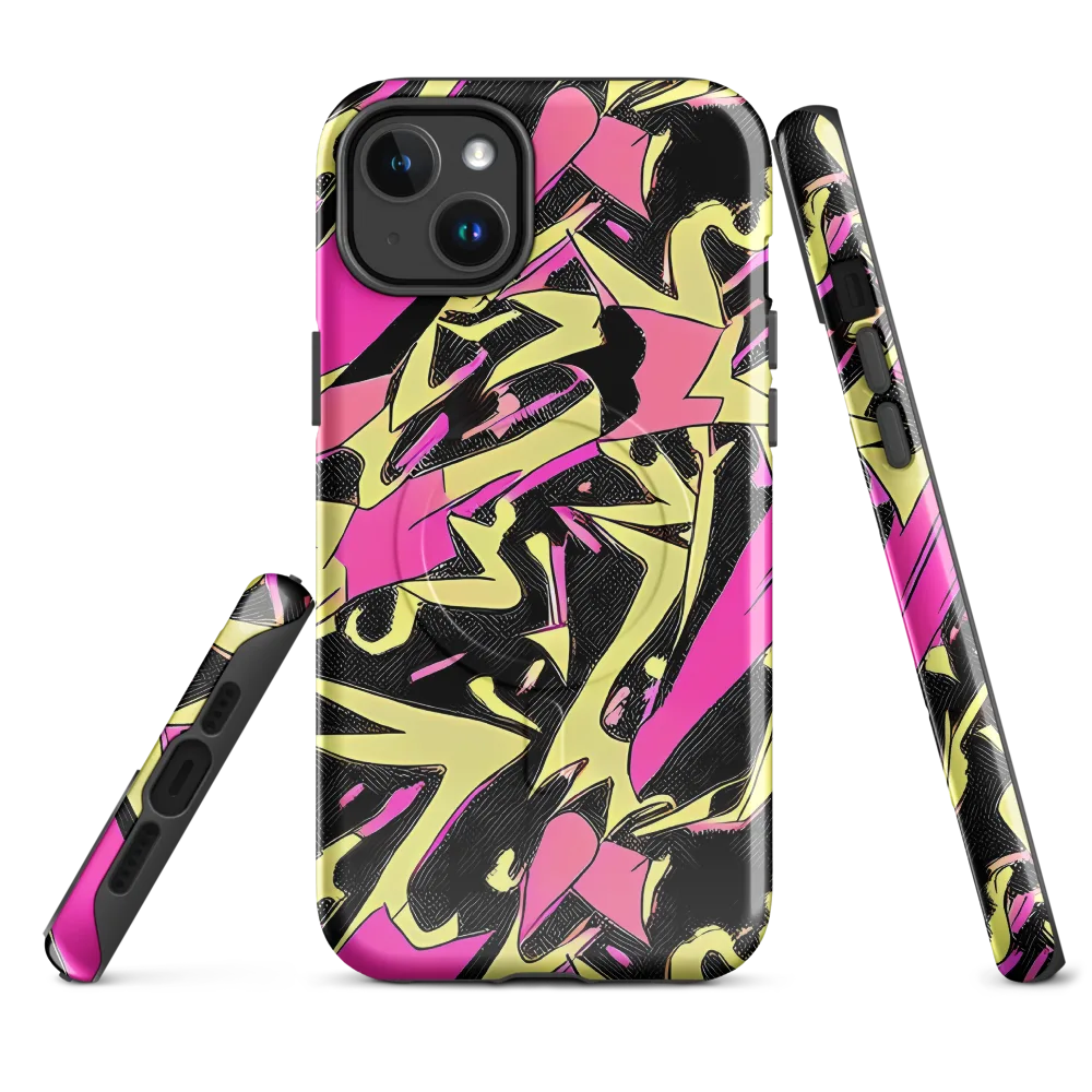 Acid Static on MagSafe Tough Case for iPhone® — Front