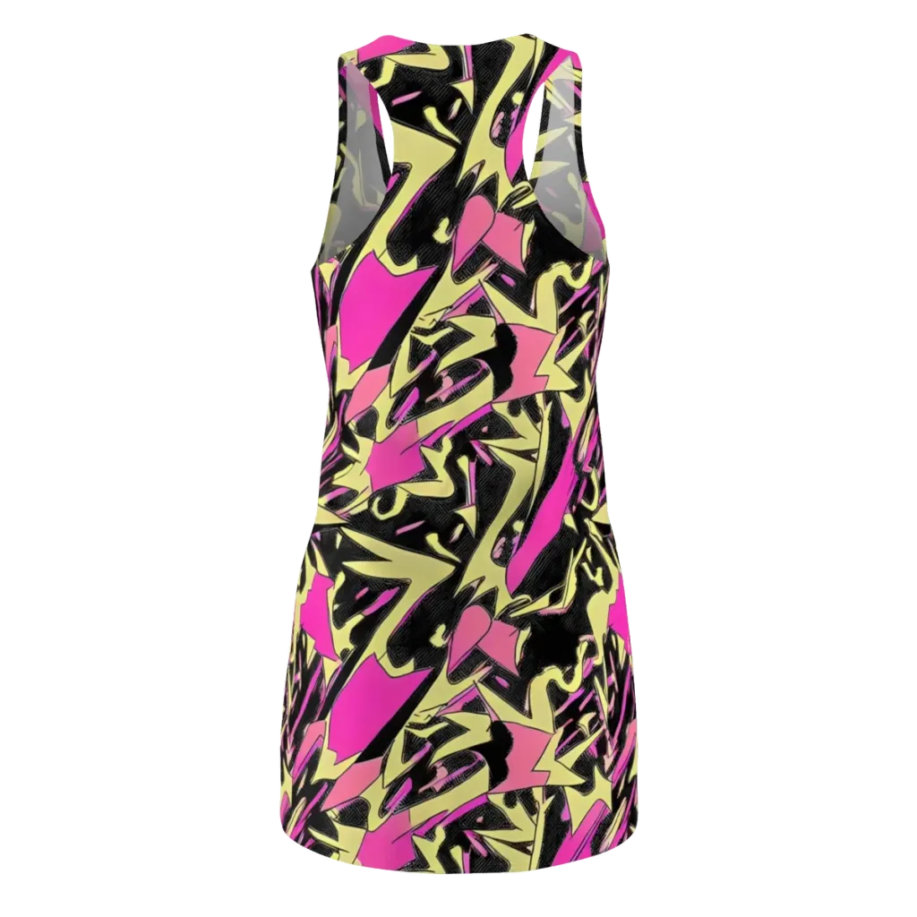 Acid Static on Racerback Dress — Back