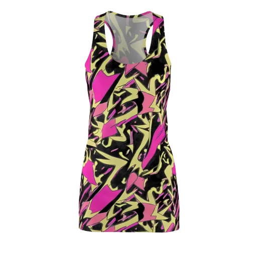 Acid Static on a Racerback Dress