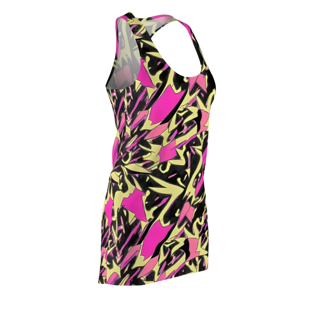 Acid Static on Racerback Dress — Front Side