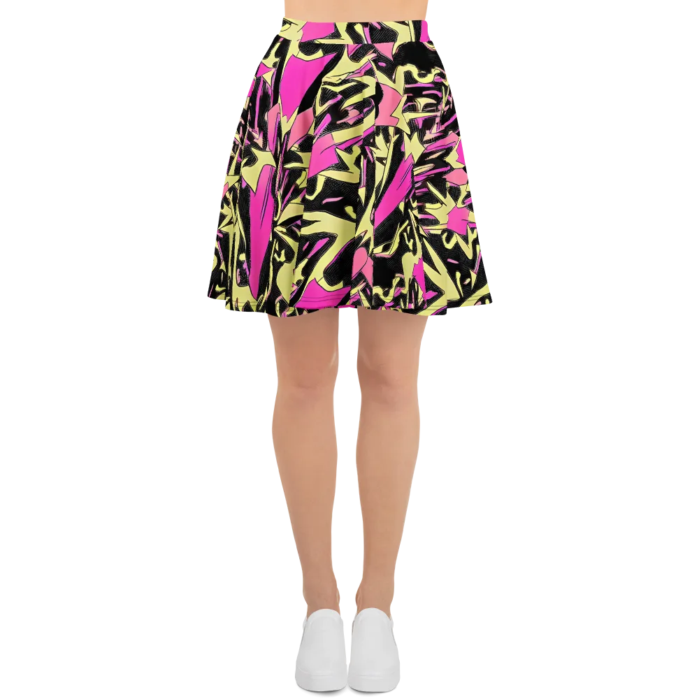 Acid Static on Skater Skirt — Front
