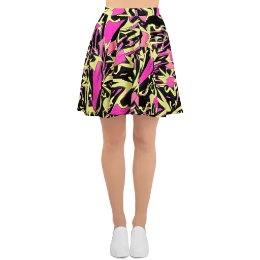 Acid Static on a Skater Skirt