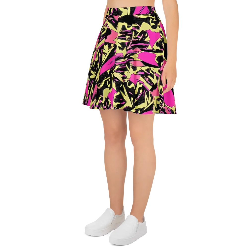 Acid Static on Skater Skirt — Left