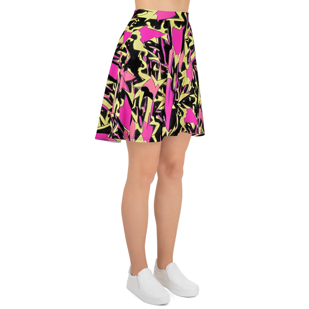 Acid Static on Skater Skirt — Right