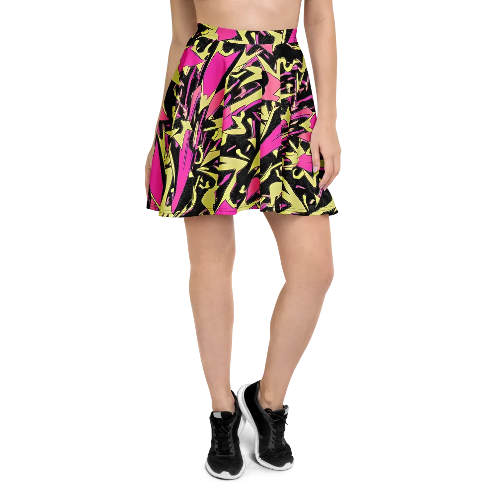 Acid Static on Skater Skirt — Front