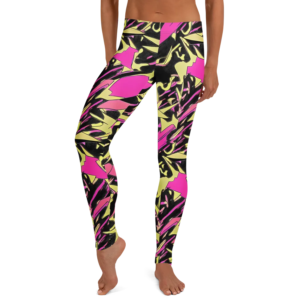 Acid Static on Leggings — Front