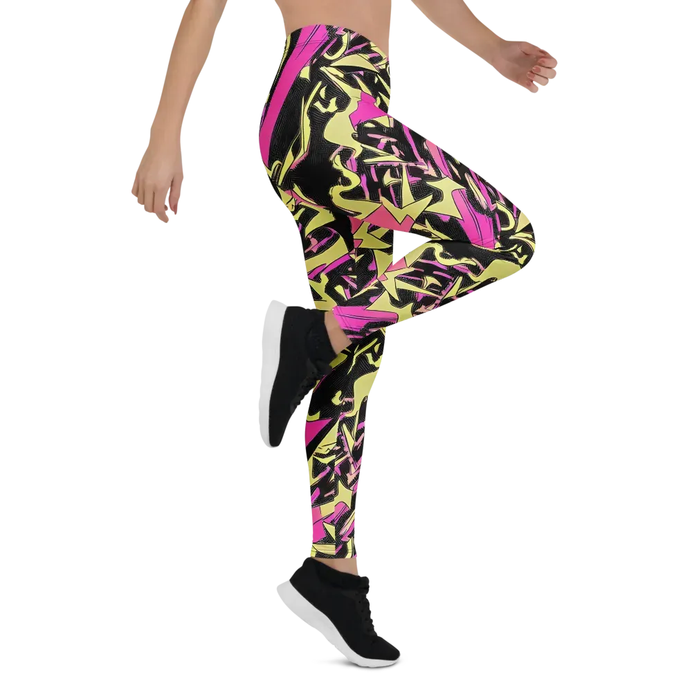 Acid Static on Leggings — Right