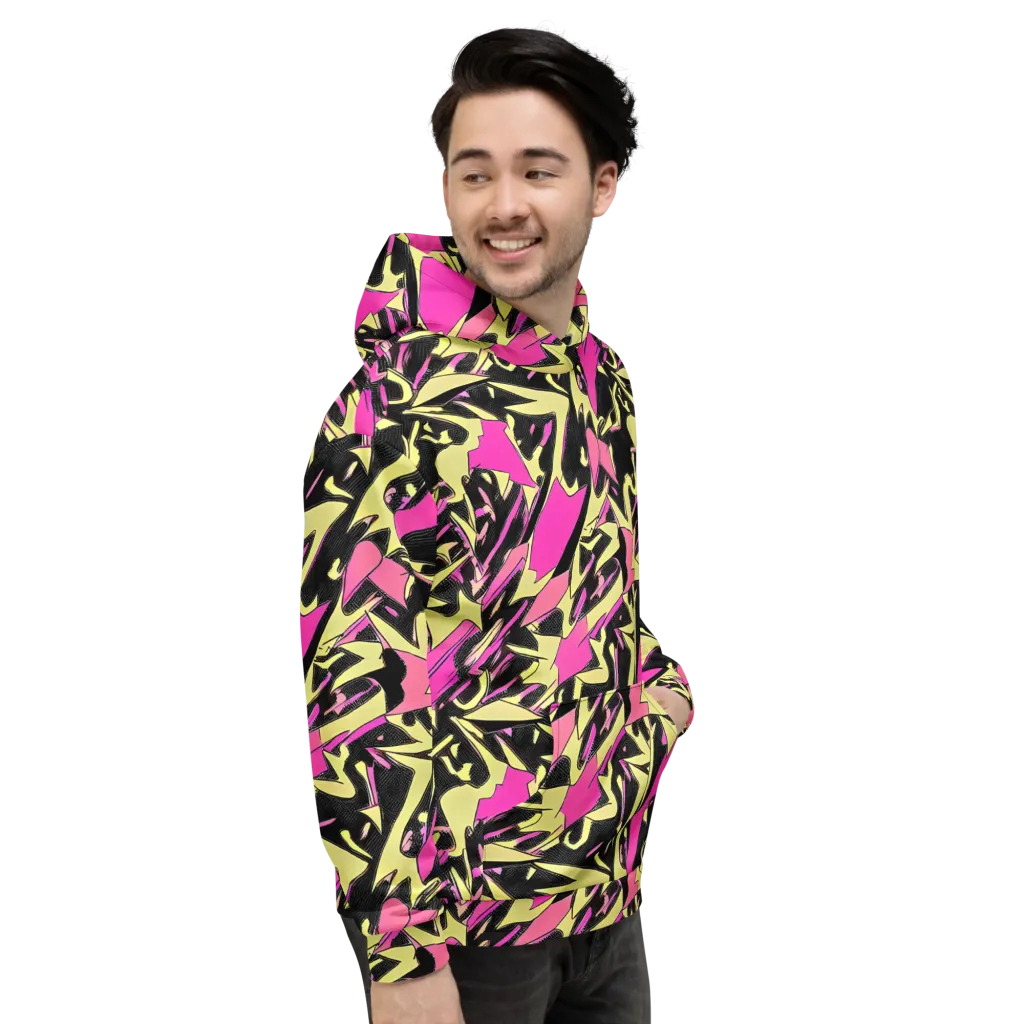Acid Static on Hoodie — Right