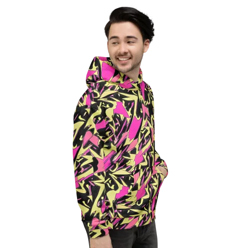 Acid Static on a Hoodie