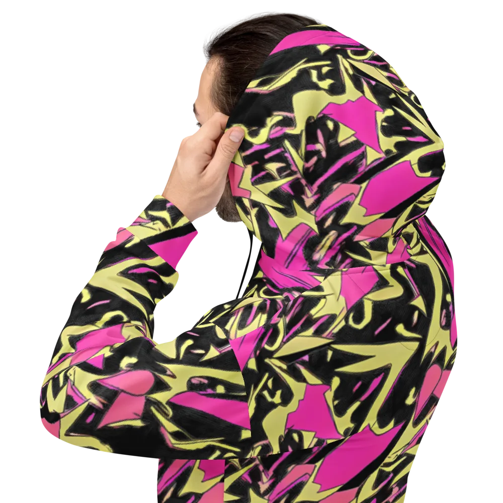 Acid Static on Hoodie — Back
