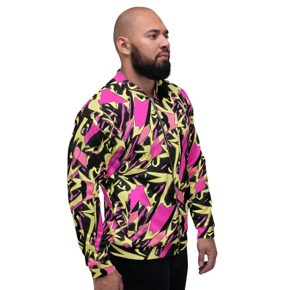 Acid Static on Bomber Jacket — Right
