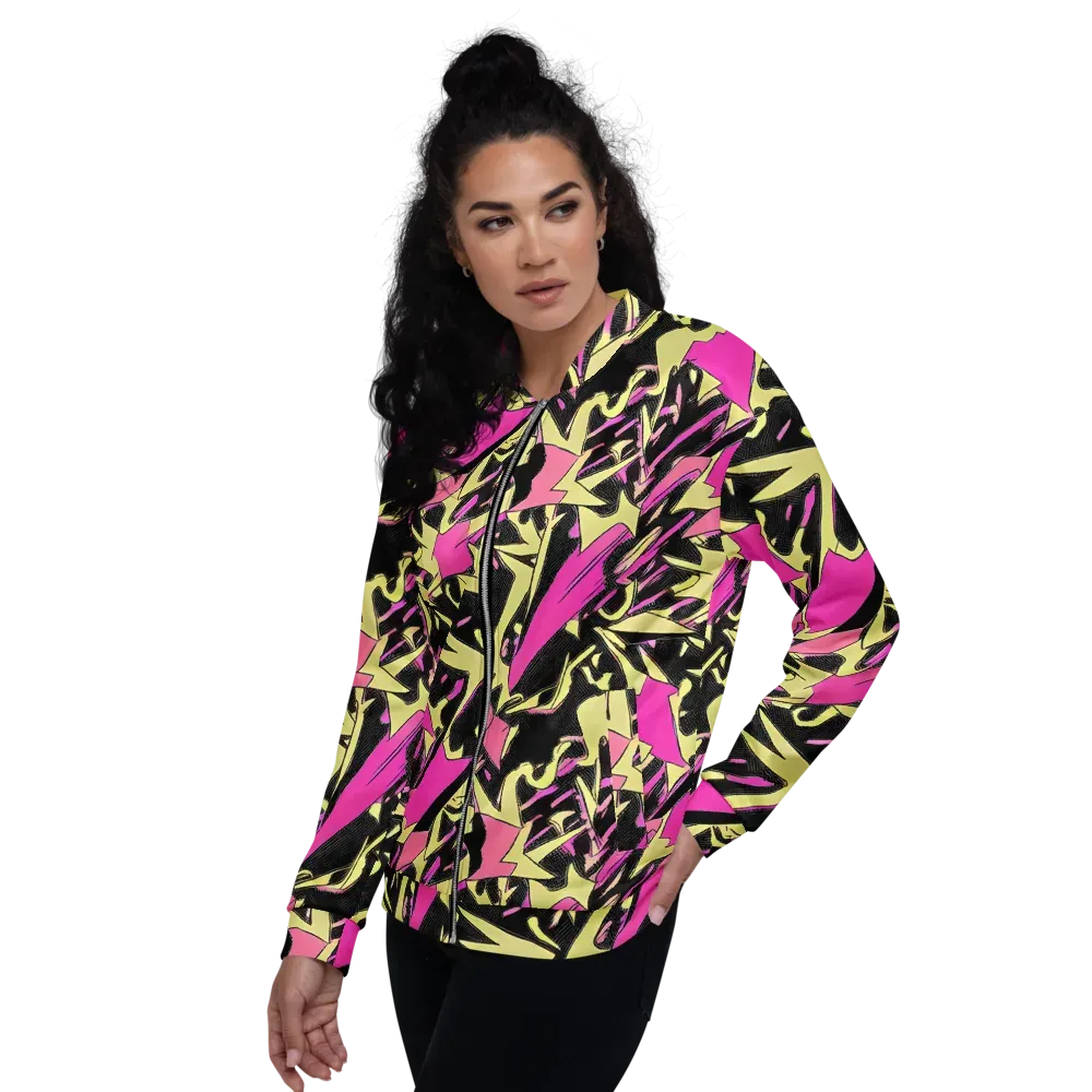 Acid Static on Bomber Jacket — Left