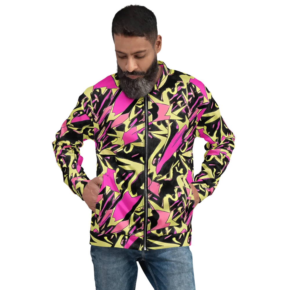 Acid Static on Bomber Jacket — Front