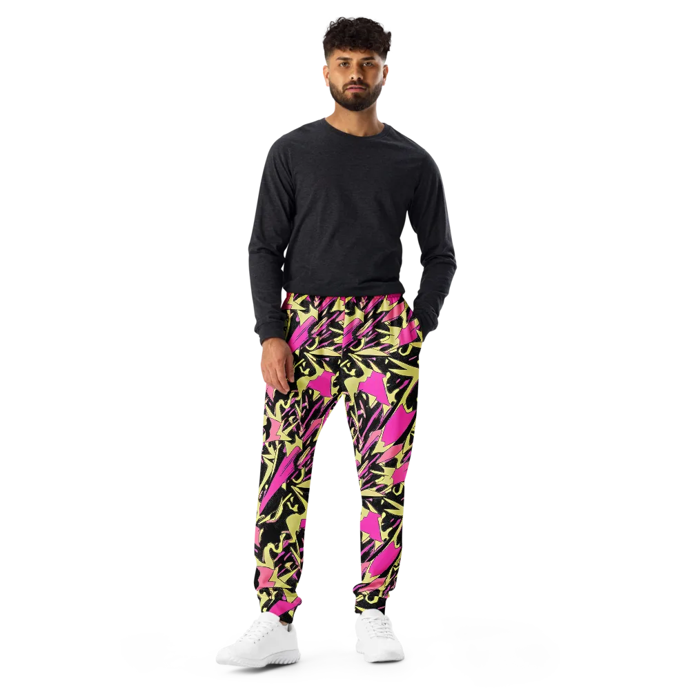 Acid Static on Men's Joggers — Front