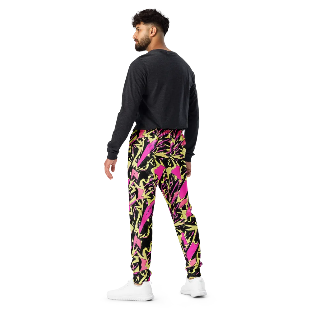 Acid Static on Men's Joggers — Back