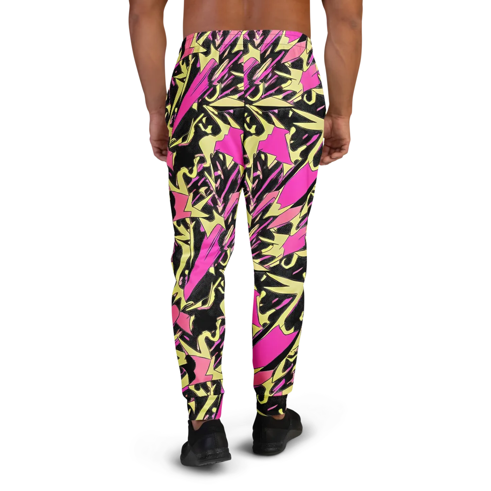 Acid Static on Men's Joggers — Back