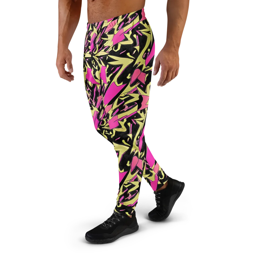 Acid Static on Men's Joggers — Left