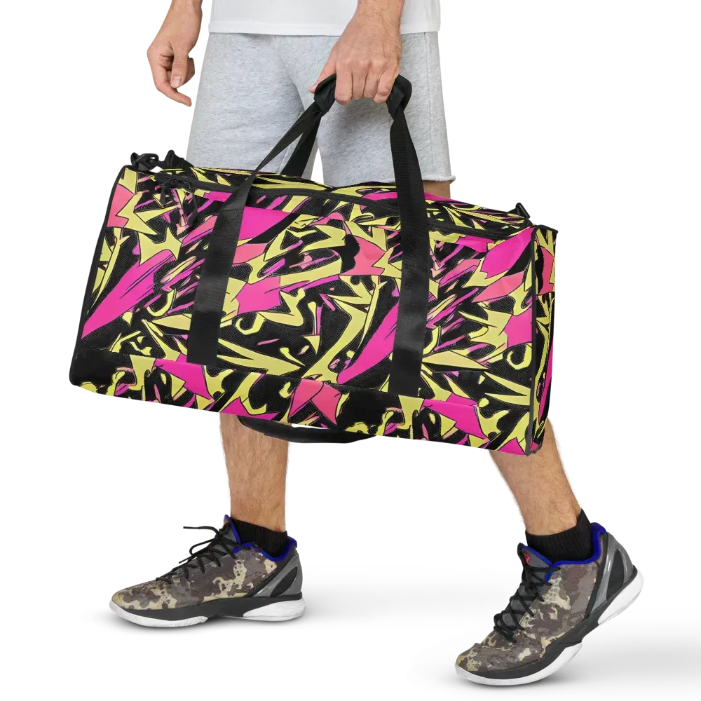 Acid Static on Duffle Bag — Front